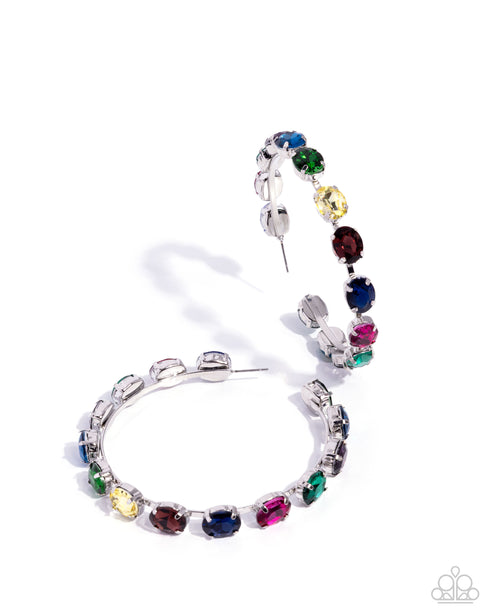 Grand Finale Glitz Multi Earrings