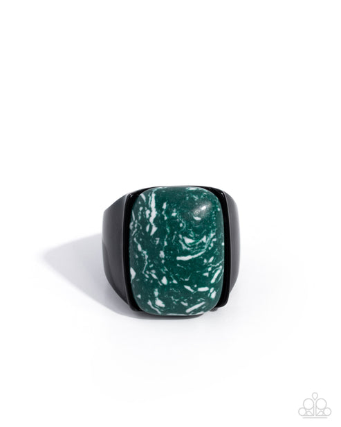 Crowd Pleasing Color Green Ring