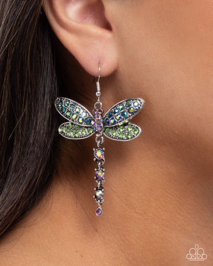 Hey, I Heard You Were A Wild One Green Earrings