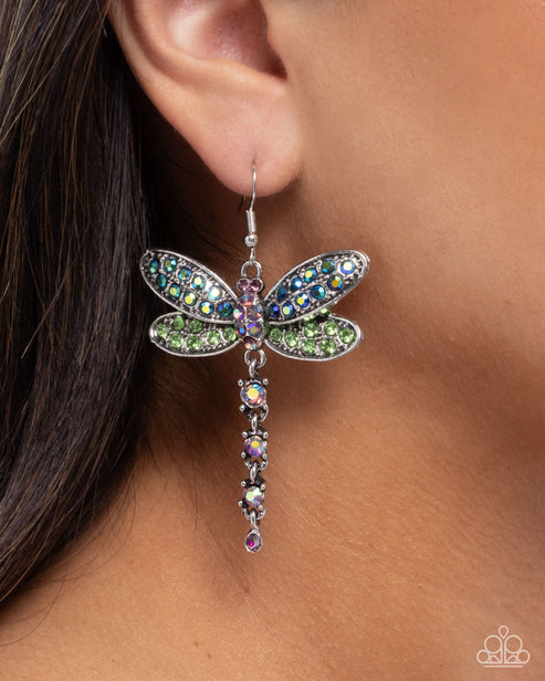 Hey, I Heard You Were A Wild One Green Earrings