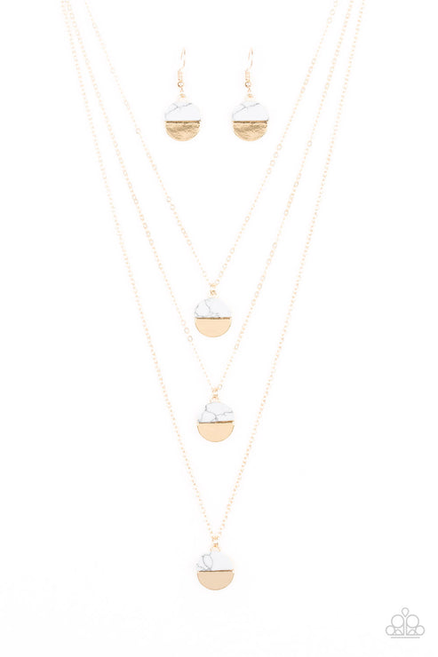 Rural Reconstruction Gold Necklace