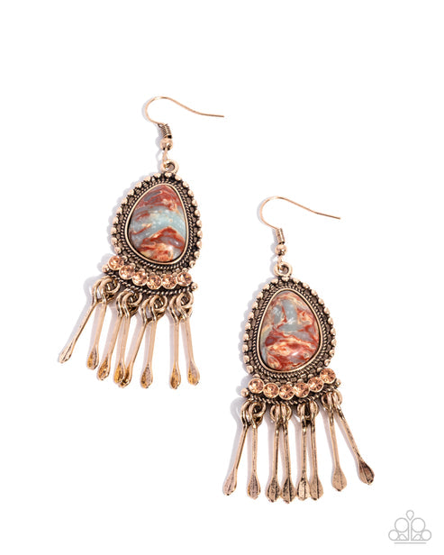 Swirled Sashay Multi Earrings