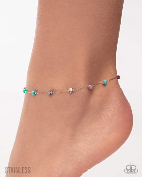 Stony Surrender Multi  Anklet Bracelet