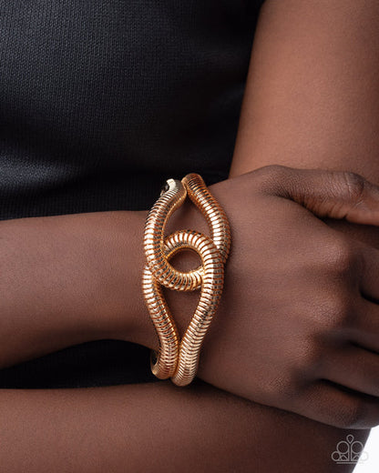 Interlocked Ignition Gold Bracelet
