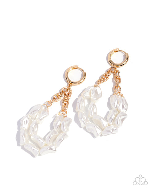 Sunset State of Mind Gold Earrings