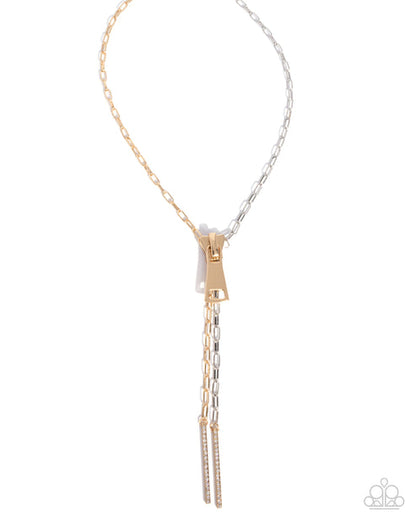 Zipper Zeal Multi Necklace