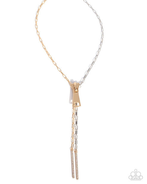Zipper Zeal Multi Necklace