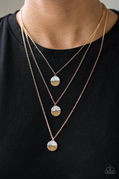 Rural Reconstruction Gold Necklace
