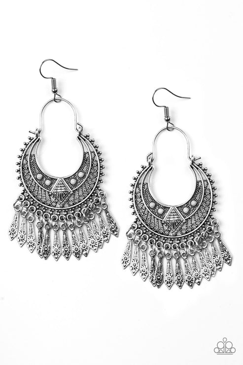 Walk On The Wildside  Silver Earrings