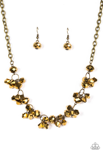 Instant Stardom Brass Necklace