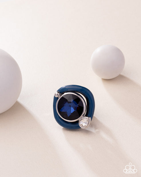 Colorful Caliber Blue Ring