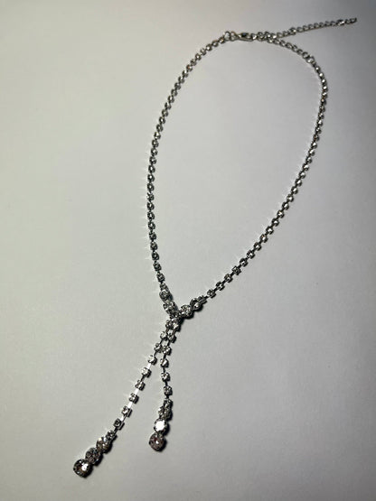 Blinding Balance White Necklace