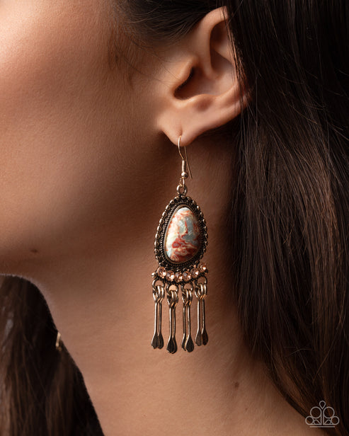Swirled Sashay Multi Earrings