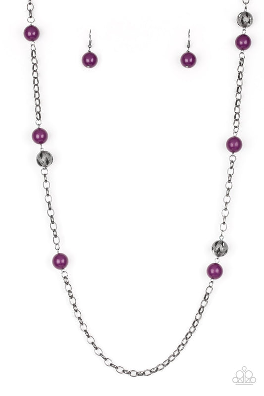 Fashion Fad Purple Necklace - Daria's Blings N Things