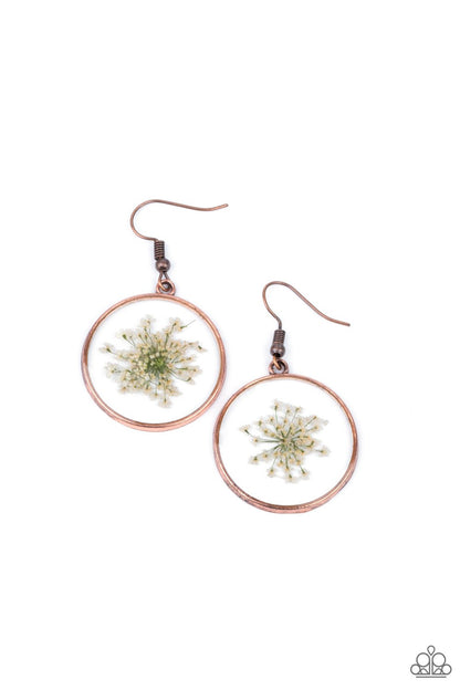 Happily Ever Eden Copper Earrings Paparazzi 