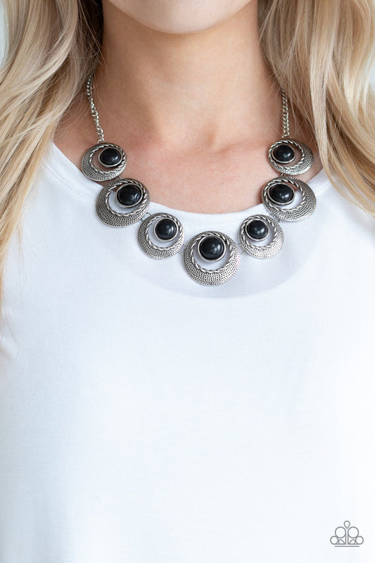 Lions, Tigers, and Bears Black Necklace