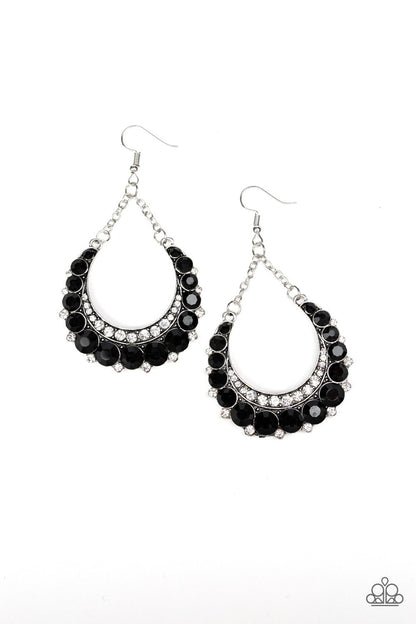 Once In A SHOWTIME Black Earrings Paparazzi