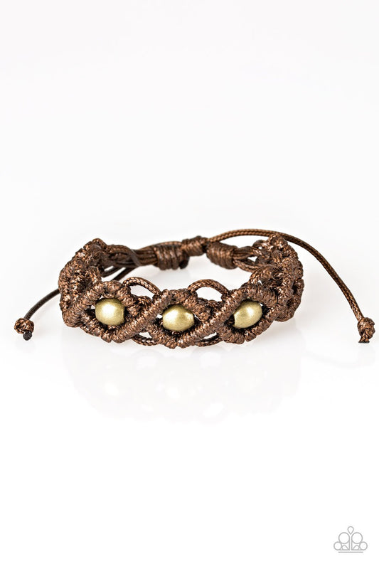 Nautical Navigator Brown Urban Bracelet - Daria's Blings N Things