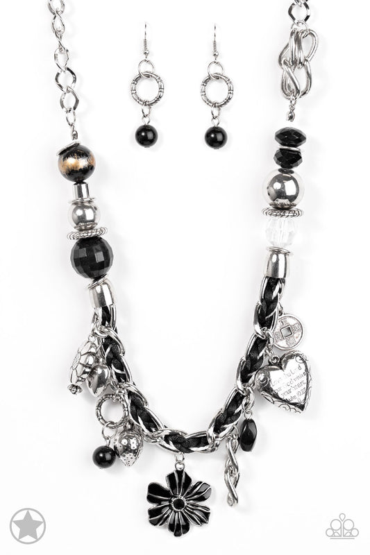 Charmed, I Am Sure Black Necklace - Daria's Blings N Things