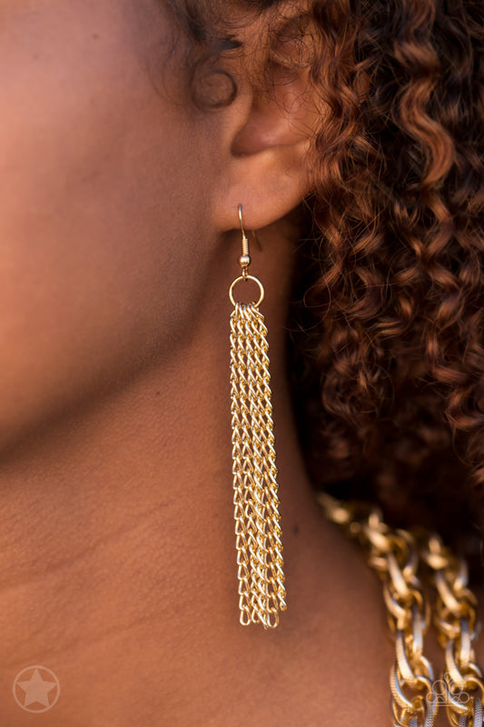 SCARFed for Attention Gold Necklace