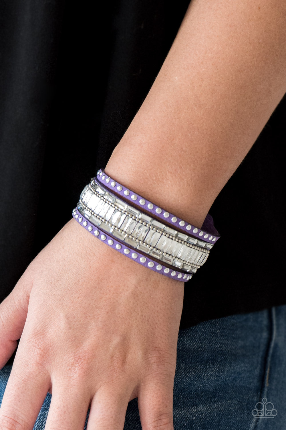 Rock Star Rocker Purple Bracelet Paparazzi
