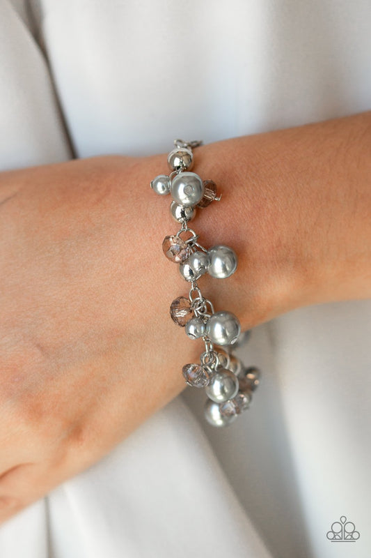 Kensington Kiss Silver Bracelet Paparazzi