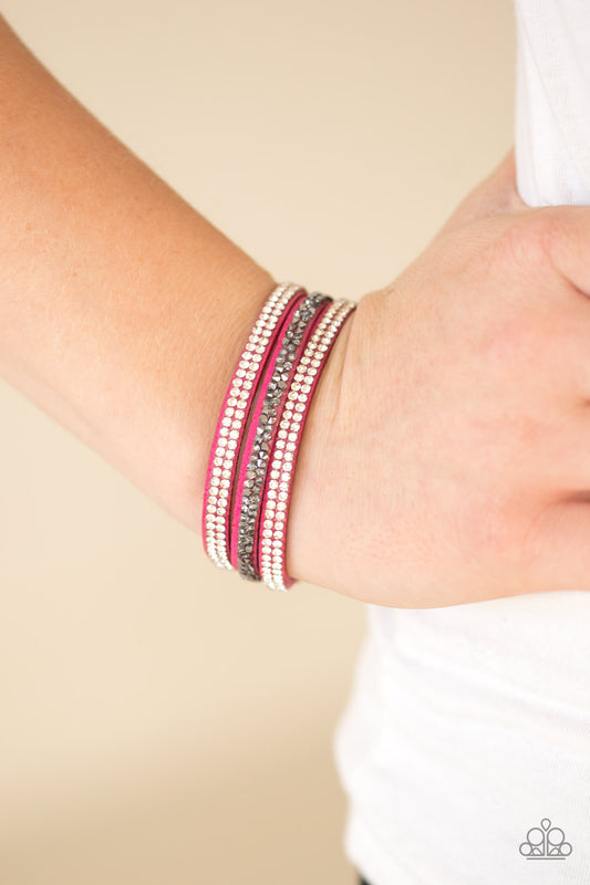 Mega Glam Pink Bracelet