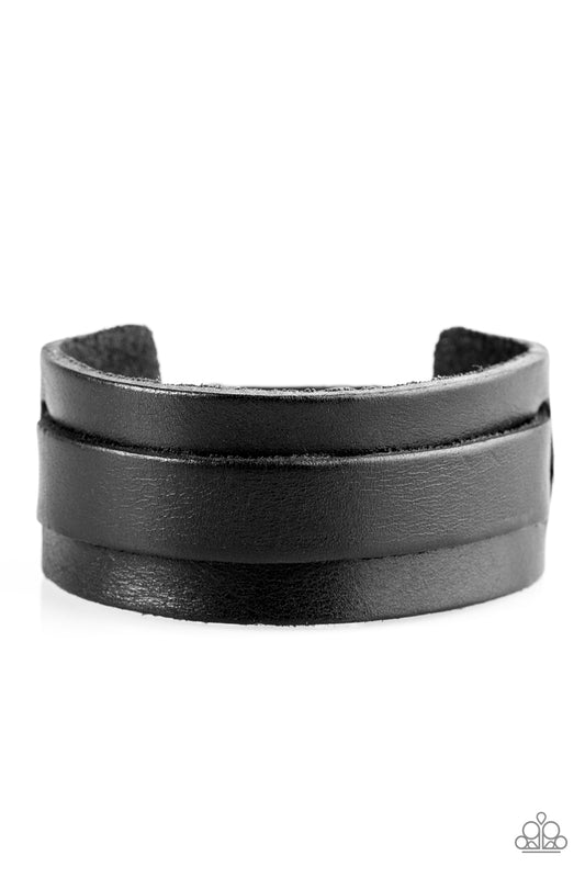 Road Trip Style Black Urban Bracelet - Daria's Blings N Things