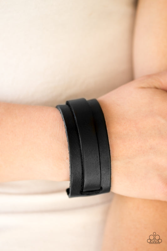 Road Trip Style Black Urban Bracelet - Daria's Blings N Things
