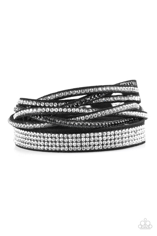 Taking Care Of Business Black Bracelet Paparazzi
