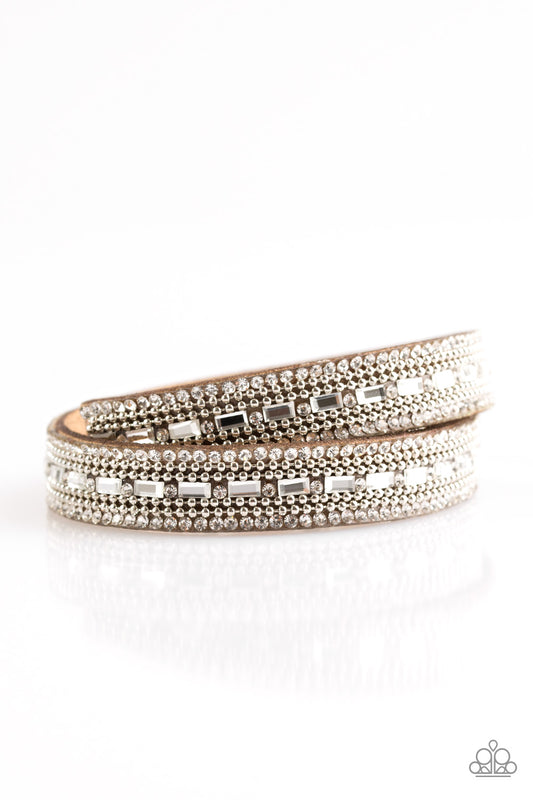 Shimmer and Sass Brown Wrap Bracelet