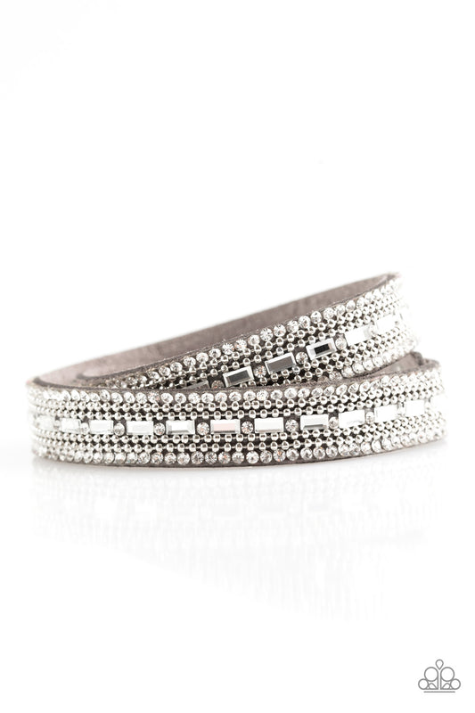 Shimmer And Sass Silver Urban Bracelet Paparazzi