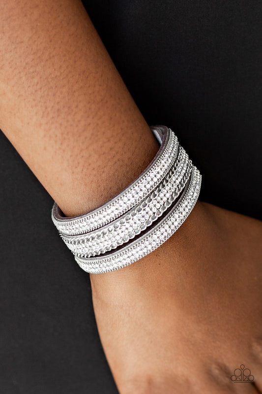 Dangerously Drama Queen Silver Bracelet Paparazzi