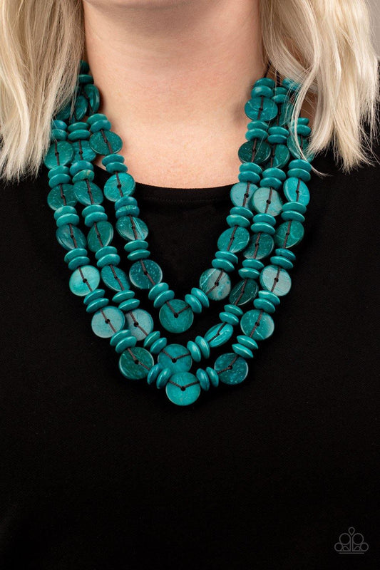 Barbados Bopper Blue
Necklace - Daria's Blings N Things