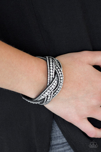 Bring On The Bling Black Bracelet - Daria's Blings N Things