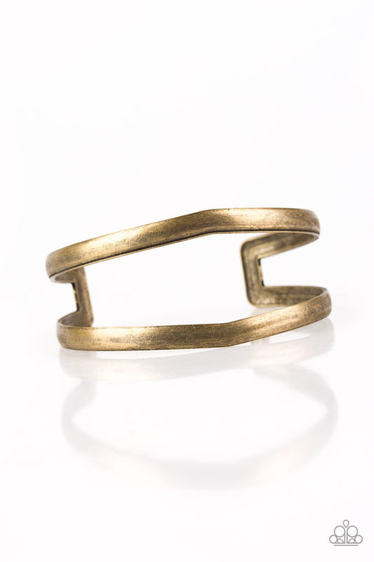 Palm Trees and Pyramids Brass Bracelet - Daria's Blings N Things