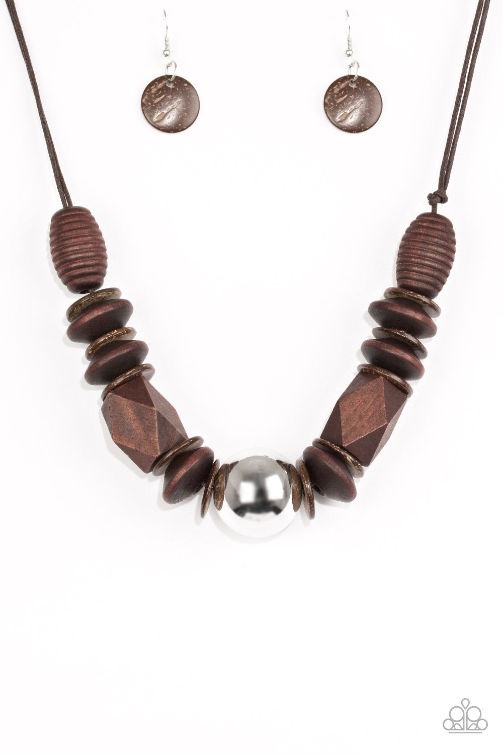 Grand Turks Getaway Silver Necklace - Daria's Blings N Things