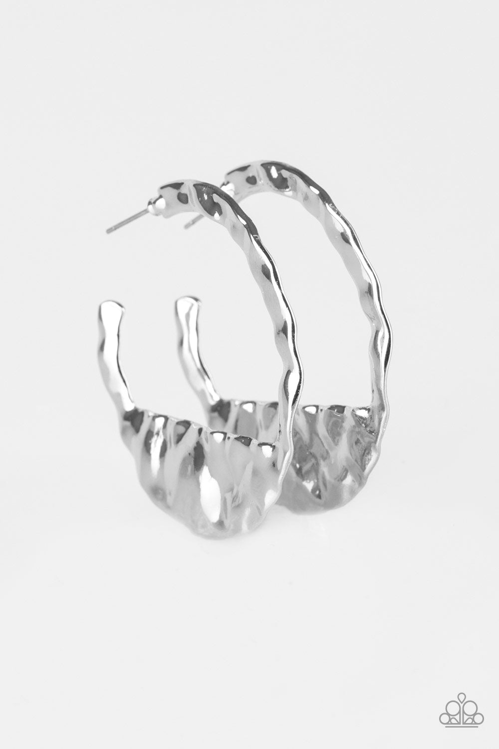 The BEAST Of Me Silver Hoop Earrings