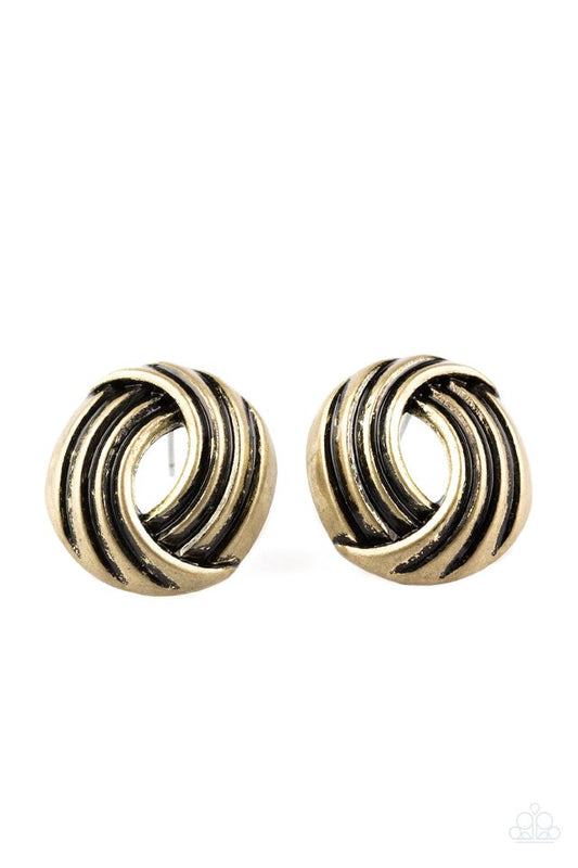 Rare Refinement Brass
Post Earrings - Daria's Blings N Things
