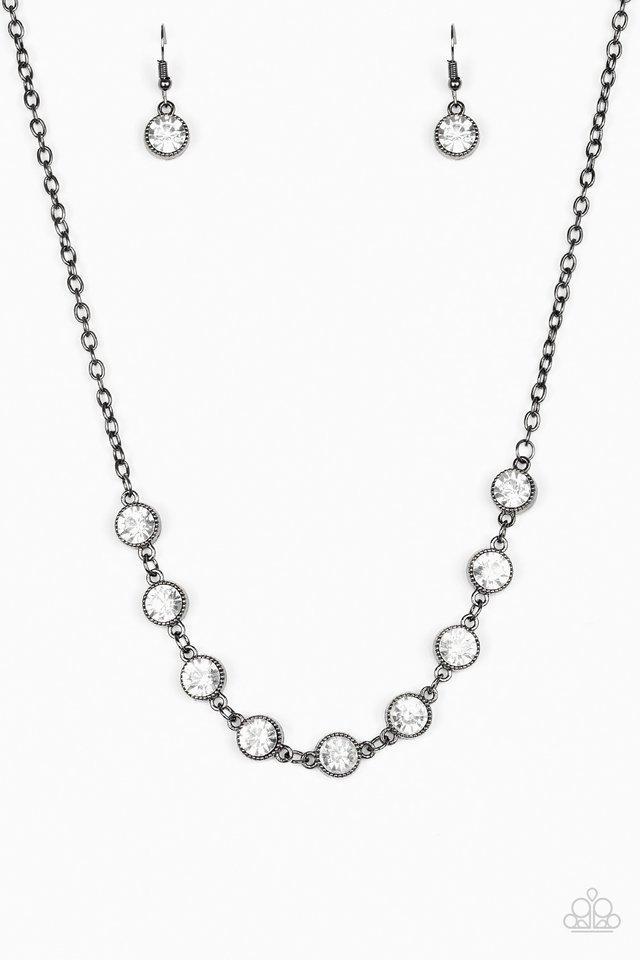 Starlit Socials Black Necklace