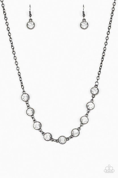 Starlit Socials Black Necklace