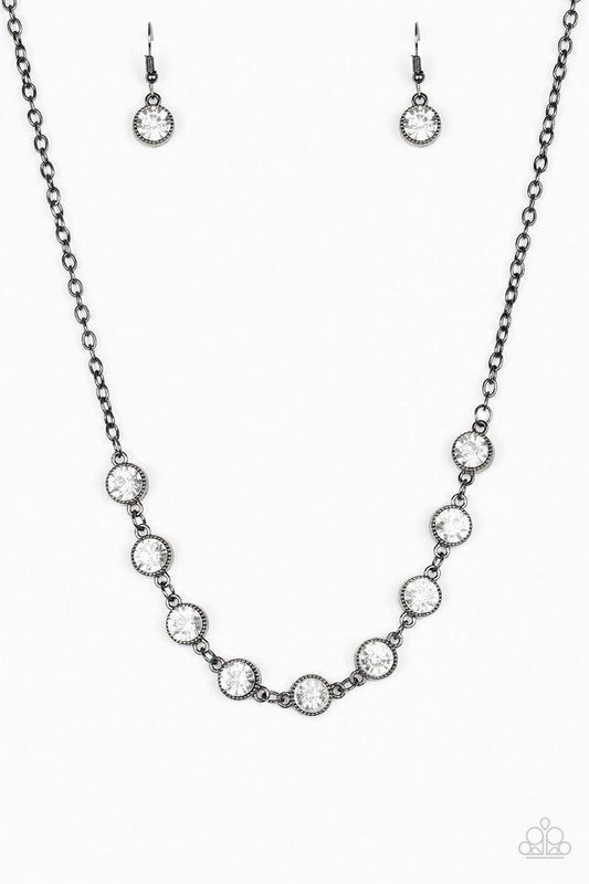 Starlit Socials Black Necklace