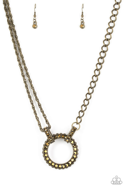 Razzle Dazzle Brass Necklace