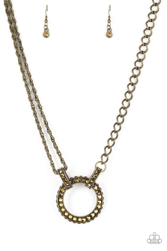 Razzle Dazzle Brass Necklace