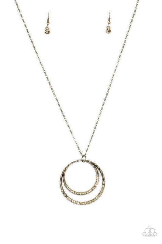 Front and EPICENTER Brass Necklace - Daria's Blings N Things