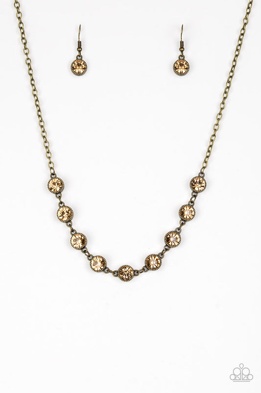 Starlit Socials Brass
Necklace
