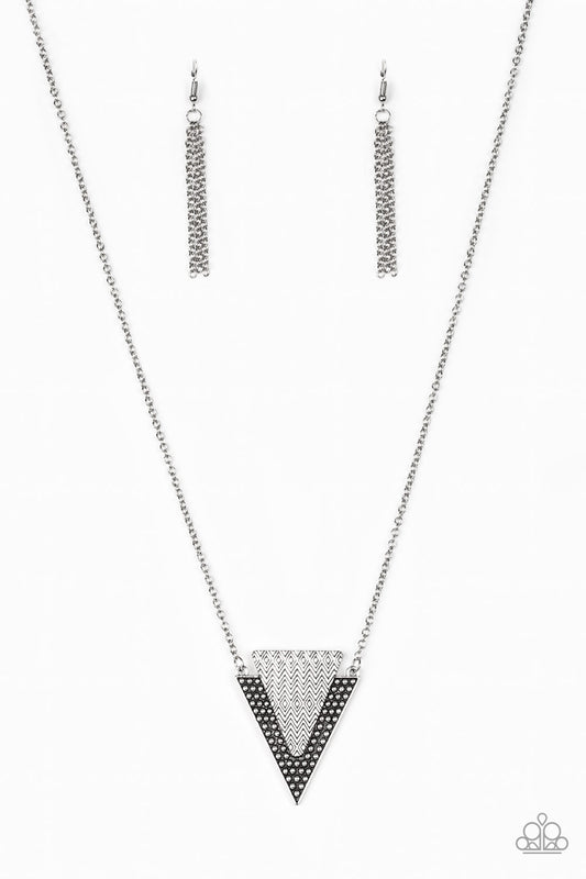 Ancient Aztec Silver Necklace - Daria's Blings N Things