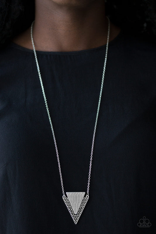 Ancient Aztec Silver Necklace - Daria's Blings N Things