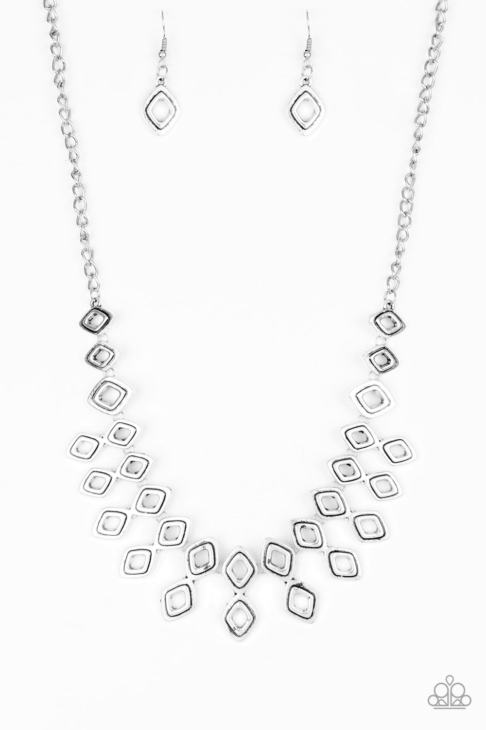 Geocentric Silver
Necklace - Daria's Blings N Things