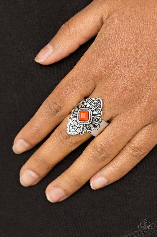 Impressive TREK Record Orange Ring Paparazzi